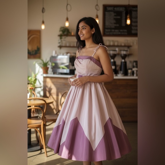 Candi Jones Dresses & Skirts - Vintage 1950's Candi Jones Cali Party Prom DRESS Gown Fit & Flare Petticoat